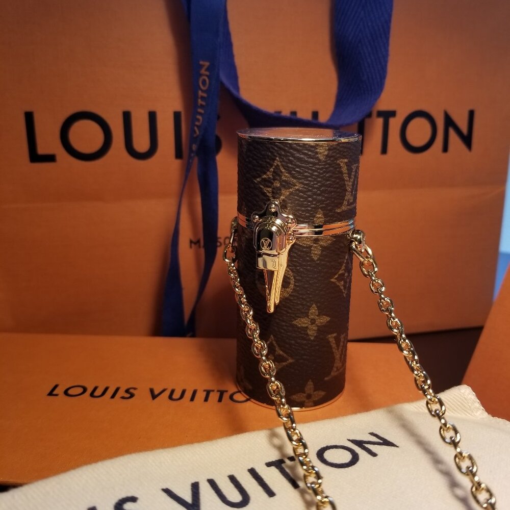 Louis Vuitton Lipstick Case Monogram Ebene (*NEW) w/tags